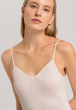 Hanro Unterhemd Cotton Seamless (1-St) mit verstellbaren Satinträgern mit Metallschiebern