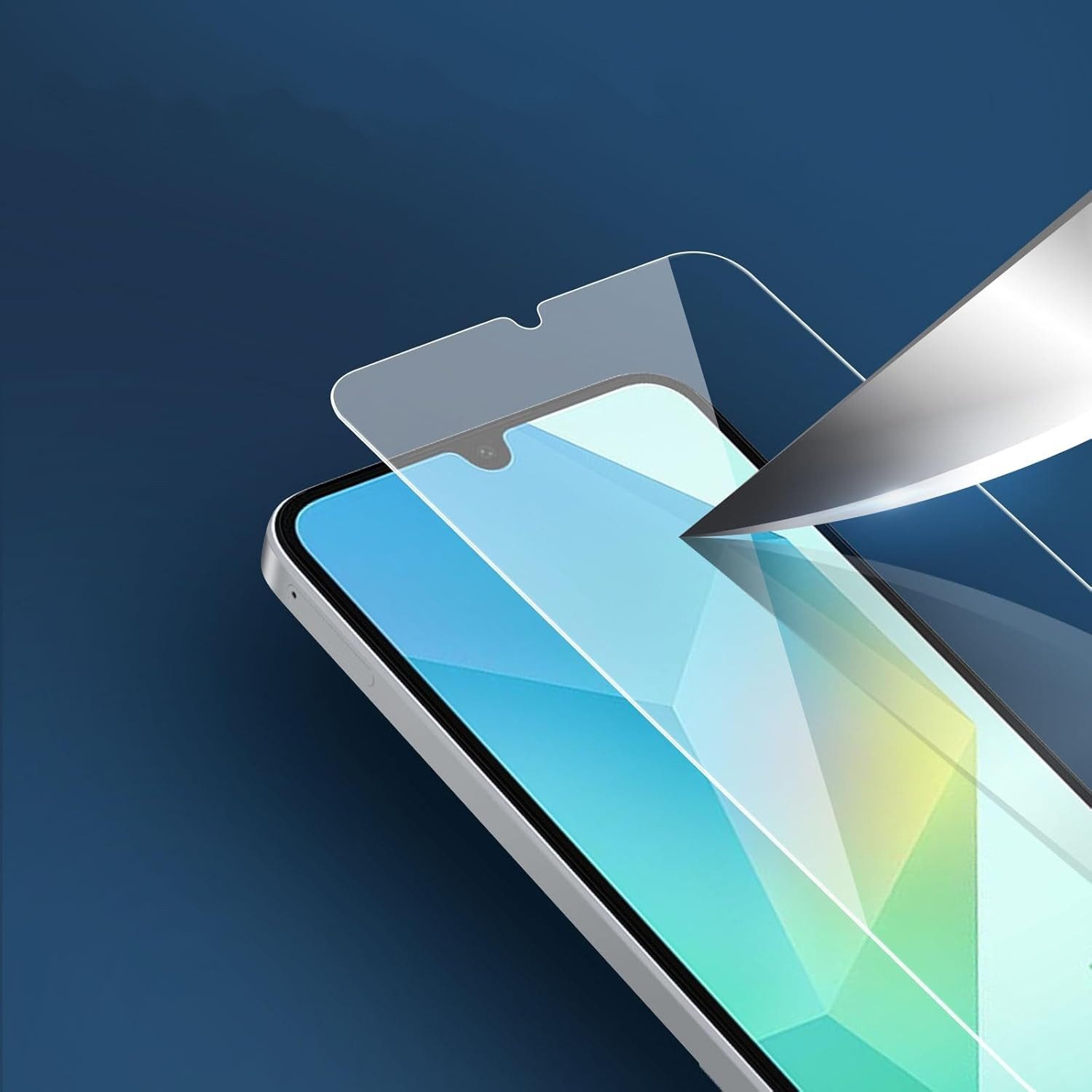 CLM-Tech Displayschutzglas 2X für Samsung Galaxy A17 5G, Panzerfolie 2X Kameraschutz 4er Set Kameraglas Panzerglas 9H Glas Folie, 4 Stück, Anti-Fingerabdruck un – Bild 2 von 5