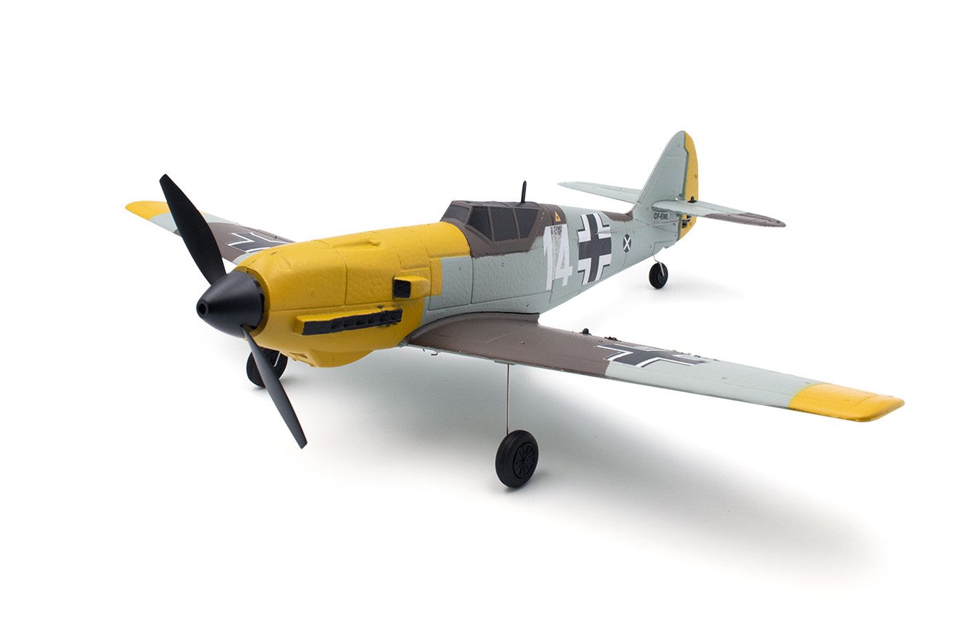 RC-Helikopter Modster MDX PRO BF 109 Messerschmitt RC Flugzeug Warbird RTF