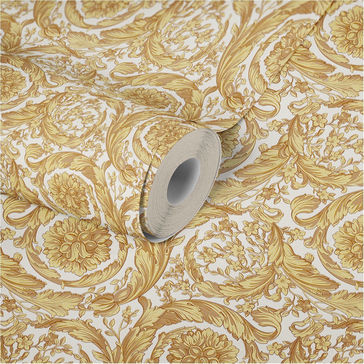 A.S. Création Vinyltapete, Versace Home Barocktapete Gold 366925 Luxus Vlies Designertapete