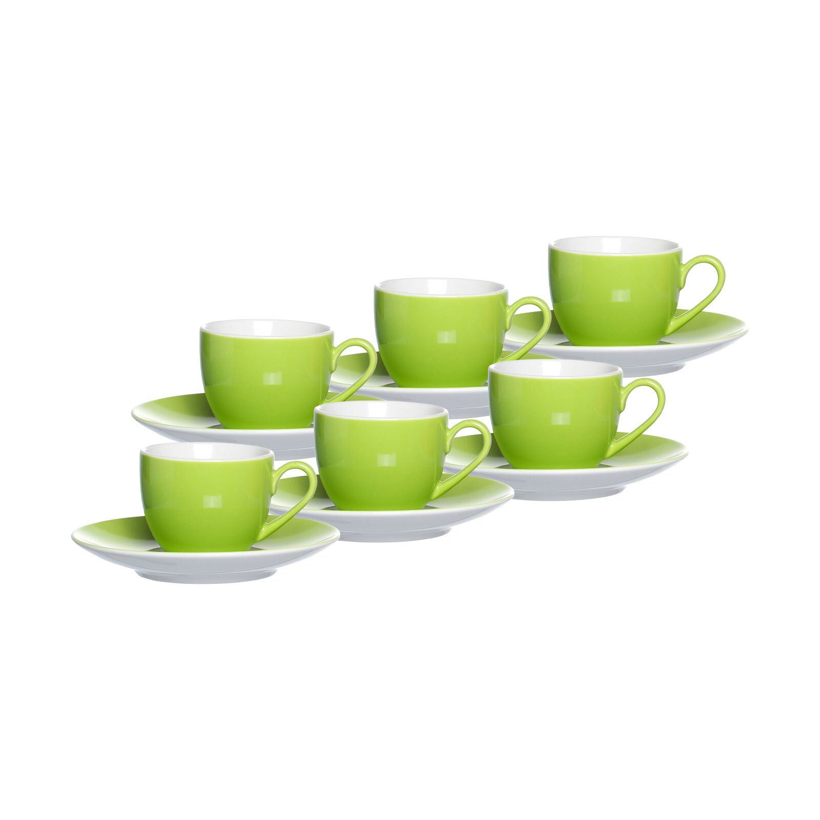 Tasse Doppio Espressotassen und -untertassen 80 ml