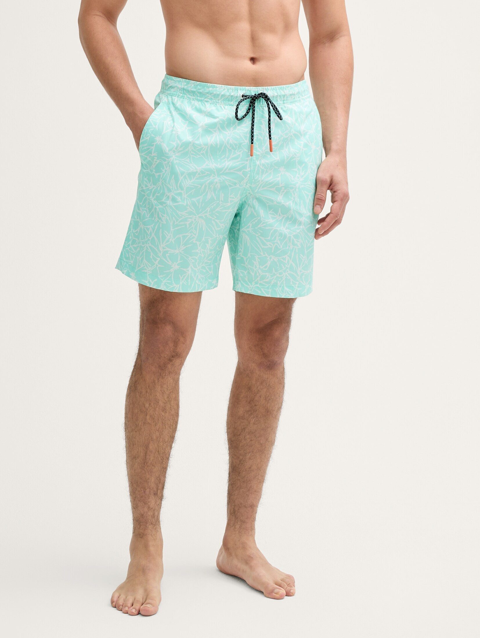 TOM TAILOR Badehose Badeshorts mit Print günstig online kaufen