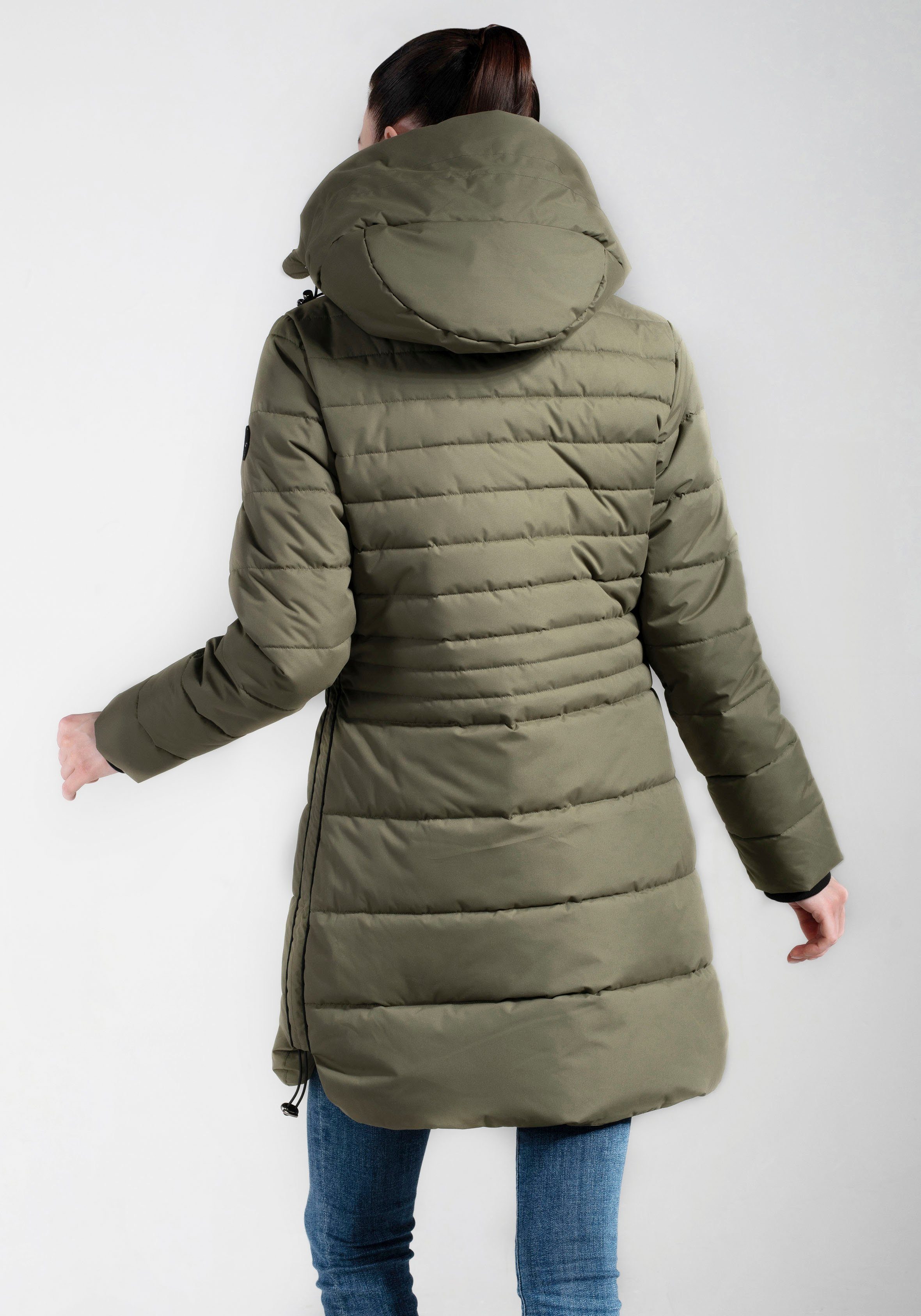 Polarino Wintermantel Warm wattiert. Obermaterial wasserabweisend und windd günstig online kaufen