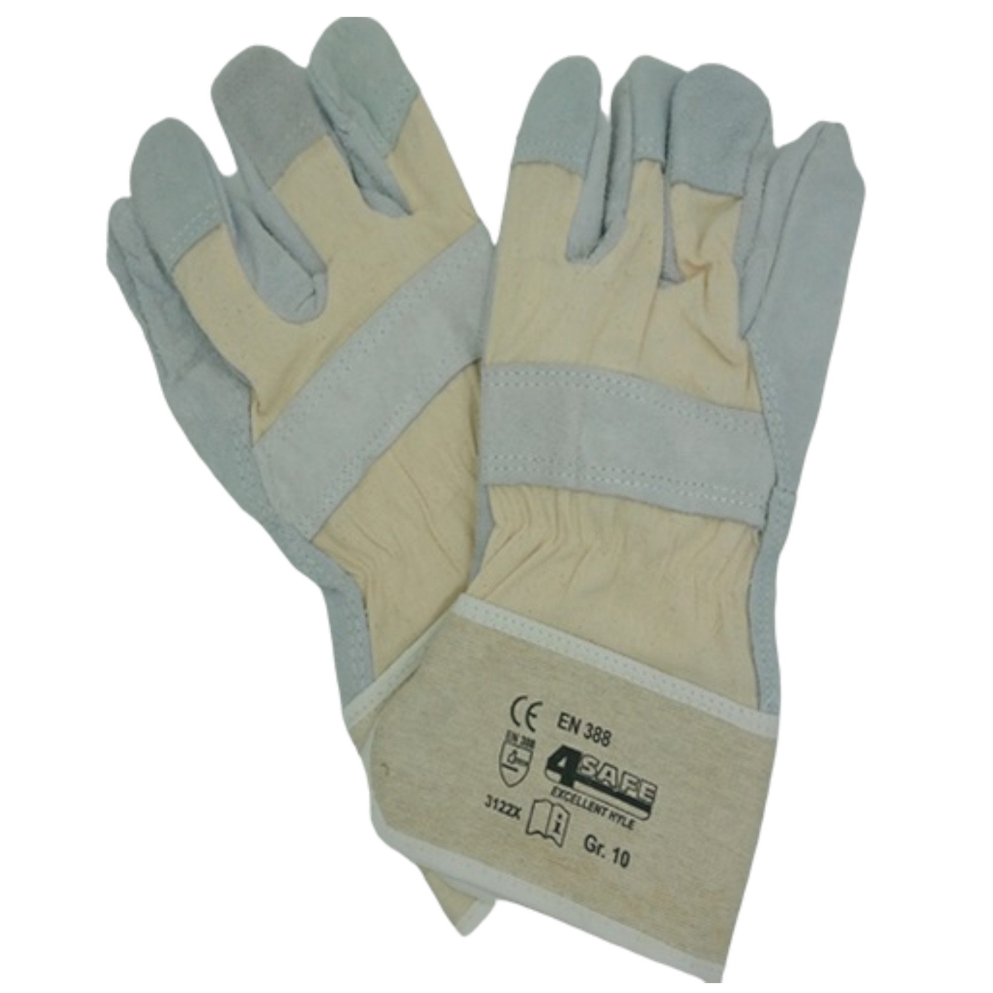 Arbeitshandschuhe Arbeitshandschuhe - K001-SE Gr. 10 Spaltlederhandschuhe Rindkernspaltl