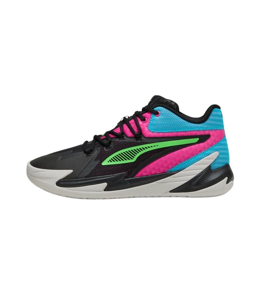 PUMA Hallen-Indoorschuhe Dagger (Basketball) schwarz/bunt Herren Badmintonschuh