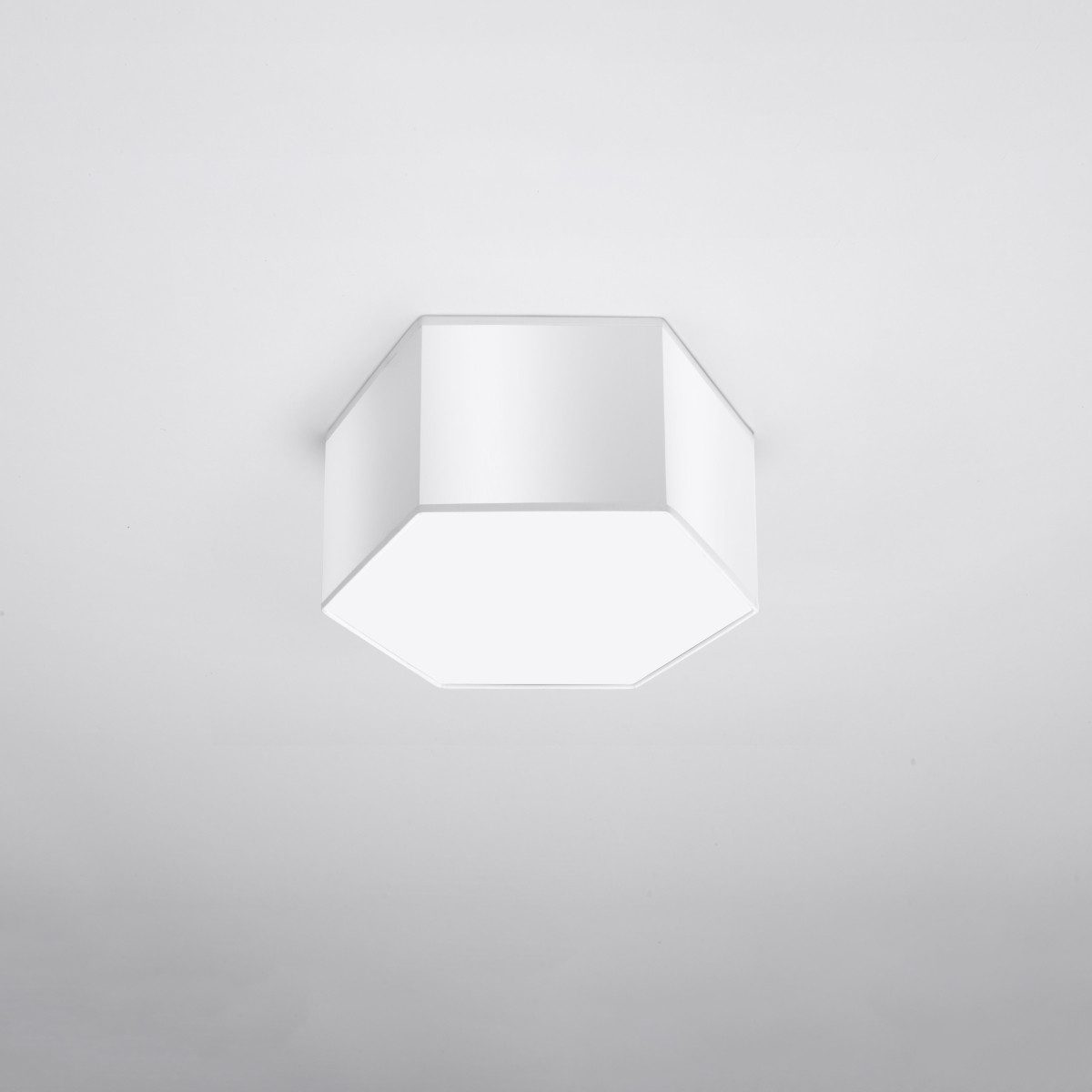 SOLLUX lighting Deckenleuchte Deckenleuchte Sunde 15 Weiß, Nicht enthalten