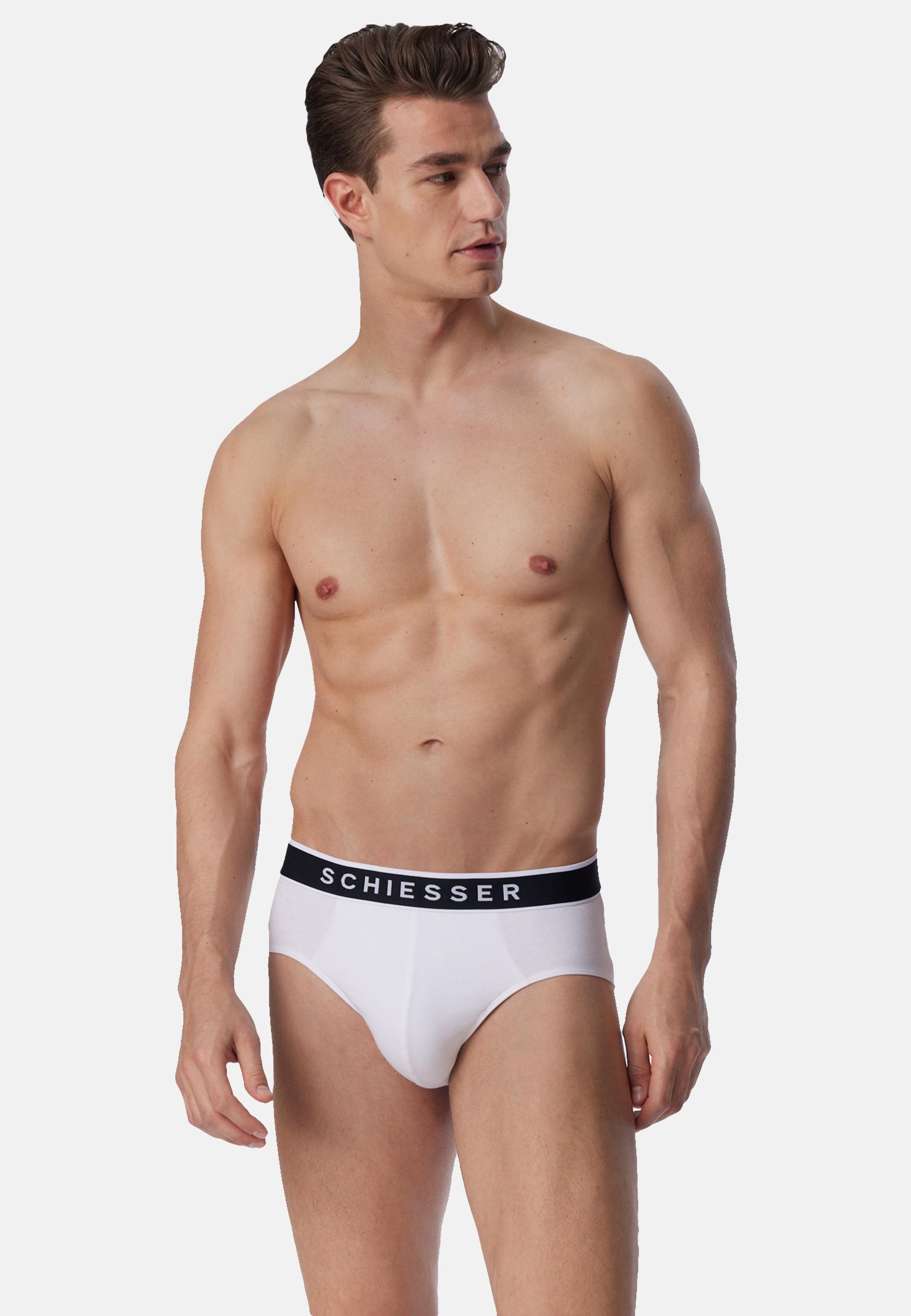 Schiesser Slip 6er Pack 95/5 Organic Cotton (Spar-Set) Rio Slip / Unterhose - Baumwolle - ohne Eingriff