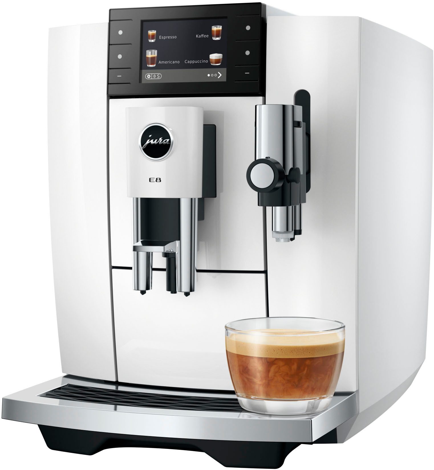 JURA Kaffeevollautomat 15747 E8 Piano White (ED)