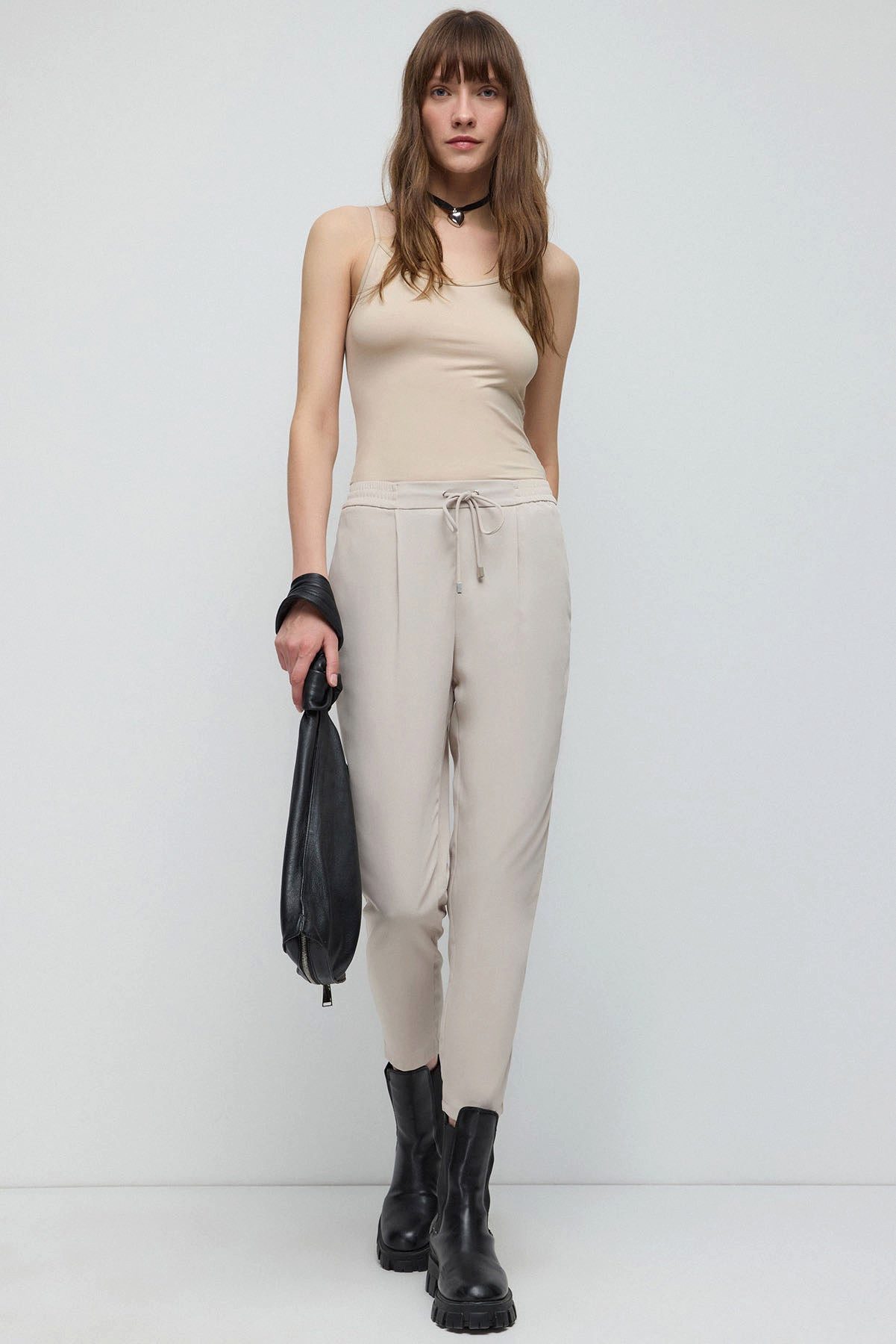 No Matter What Sweatponcho Hose mit Kordelzug