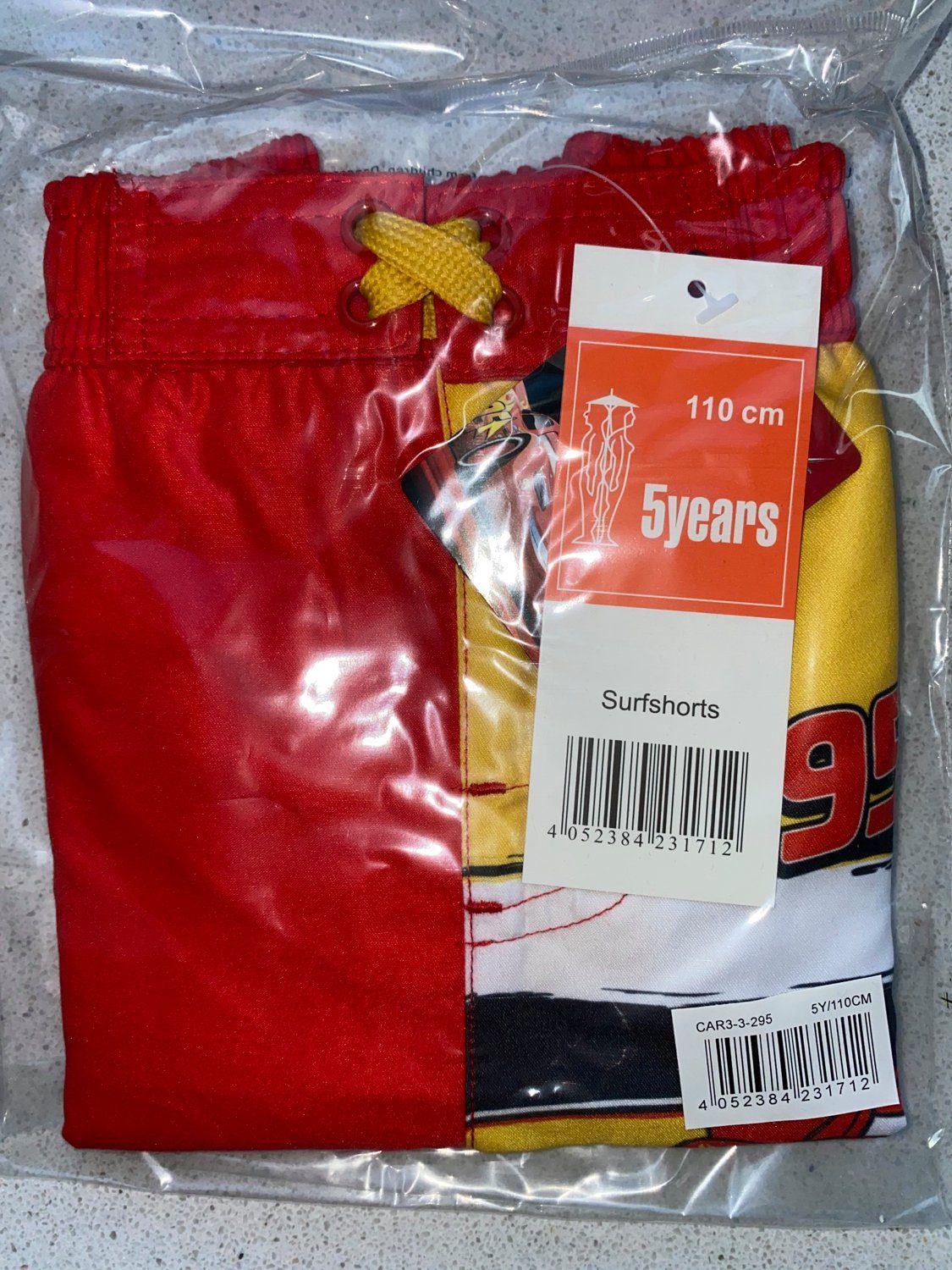 Cars Badehose Cars Badehose Rot Lightning McQueen Jungen Badeshorts Gr.98 104 110 116 128 entspricht 3 4 5 6 8 Jahre – Bild 2 von 2