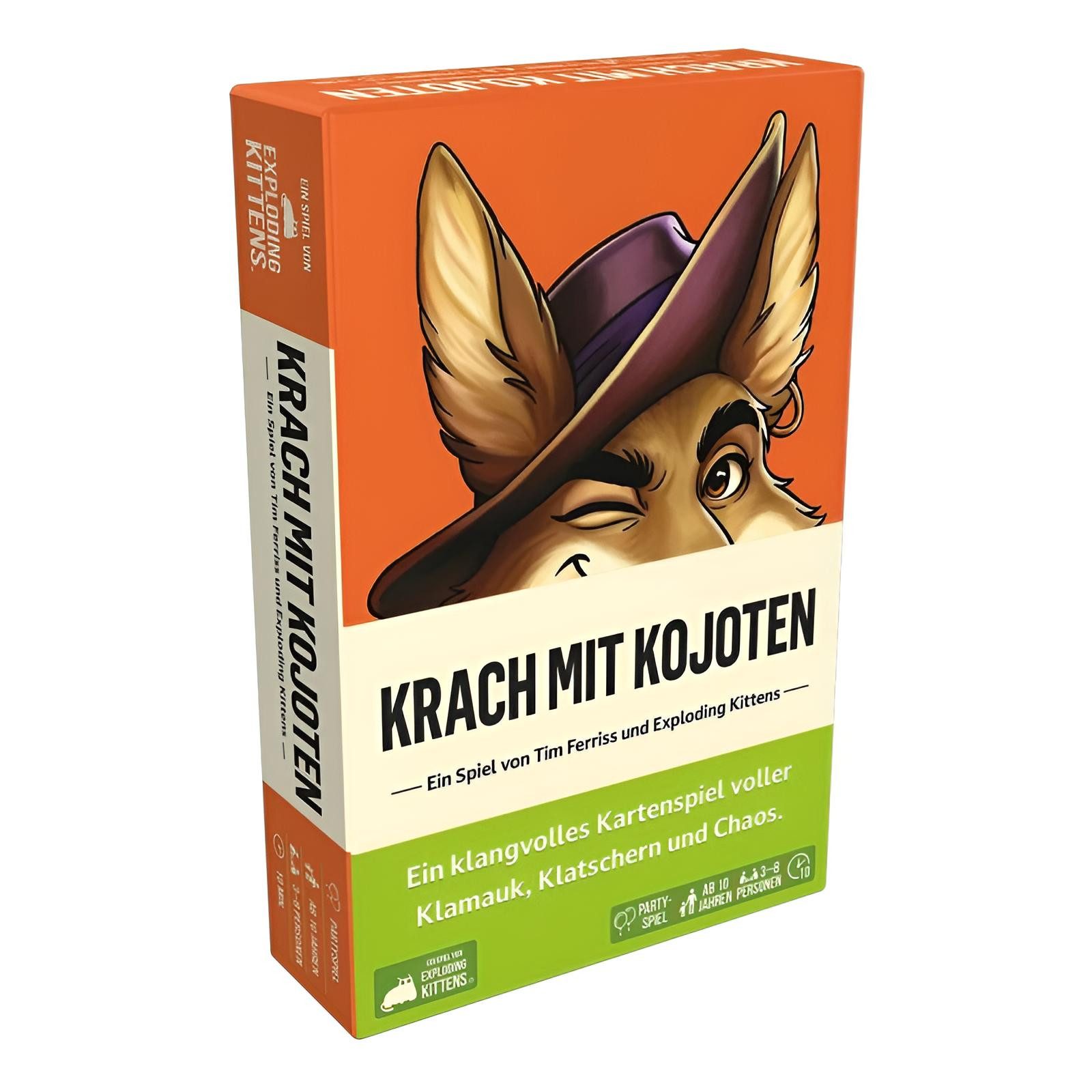 Exploding Kittens Spiel Krach mit Kojoten DE