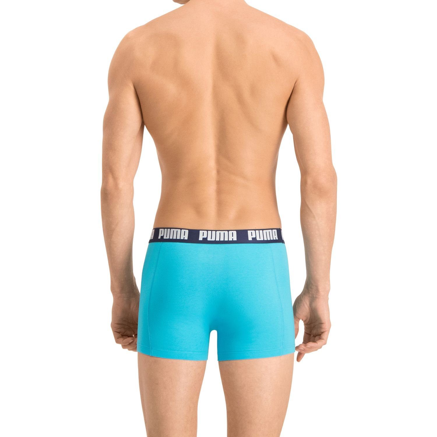 PUMA BODYWEAR Boxershorts Basic (2-St) sportiv mit Logo-Bündchen