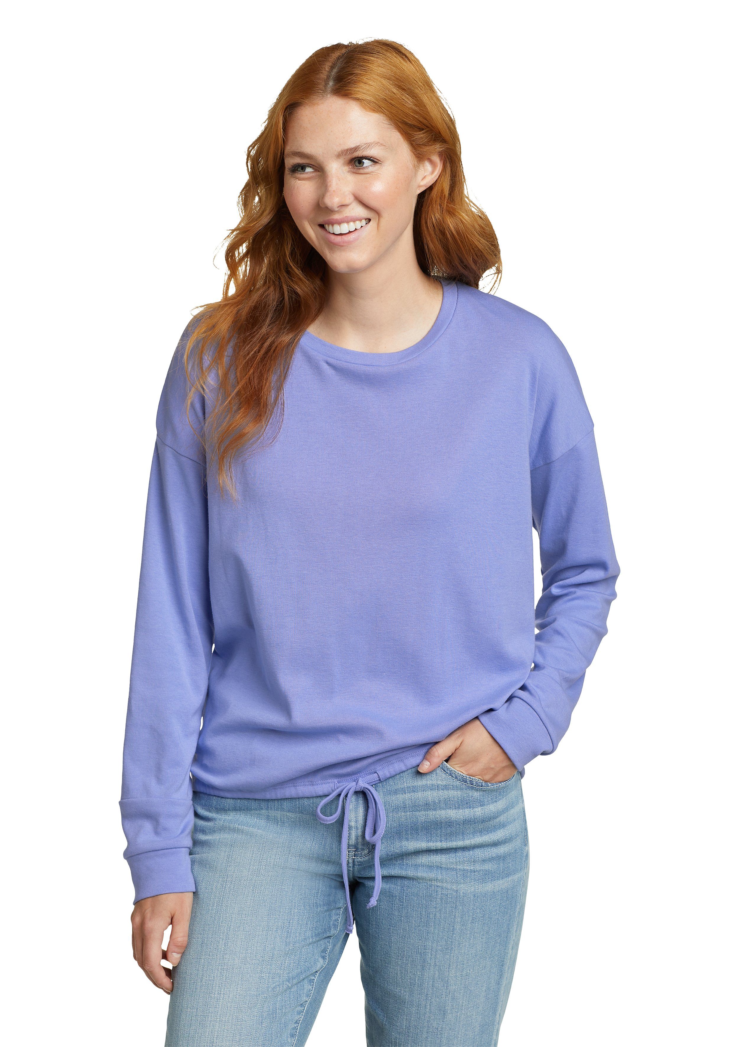 Favorite Kordelband - Bauer Veilchenlila Langarmshirt Shirt Eddie mit