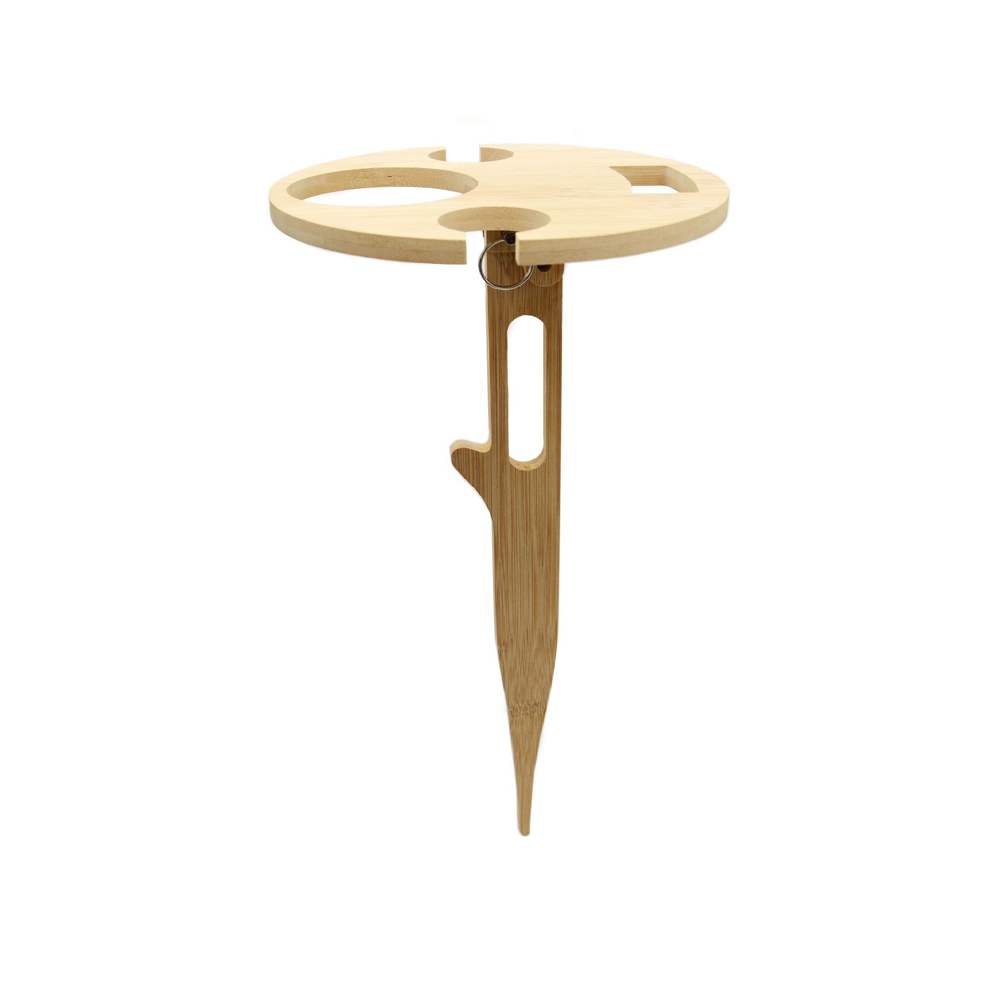 UNUS GARDEN Klapptisch Weinhalter klappbar,Weintisch aus Bambus (2-St., UNU günstig online kaufen