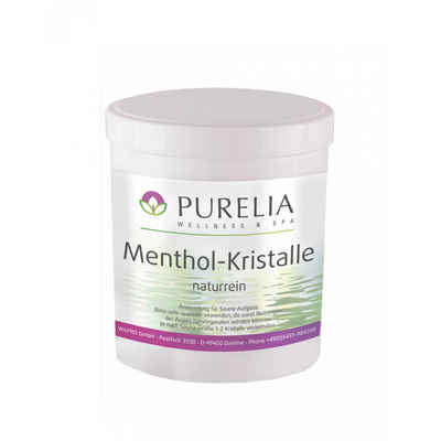 Purelia Aufgusskonzentrat PURELIA Mentholkristalle 100g naturrein Menthol Kristalle für Sauna