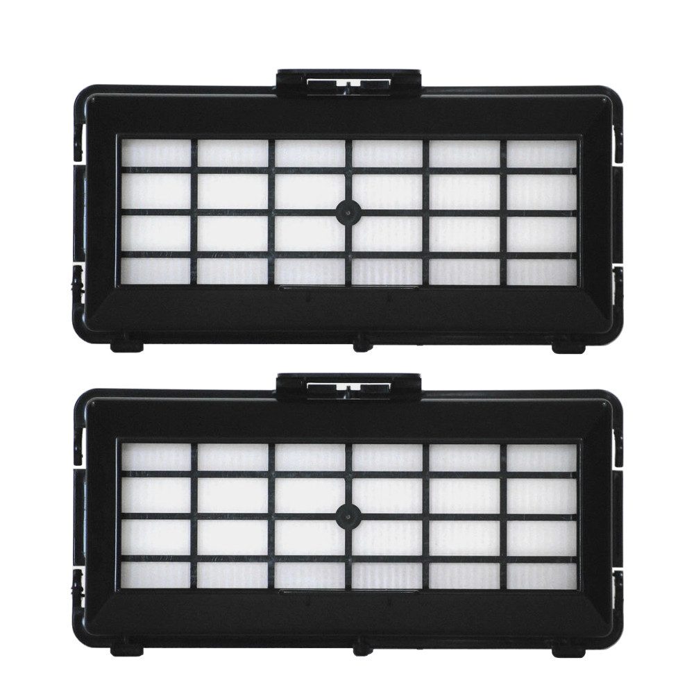 Trade-Shop HEPA-Filter 2x passend für Siemens VS07G2031 VS07G2222 VS07G2230 VS07GP1266, Zubehör für Bosch / Siemens 491669, VA0736, VZ152HFB, Abluftfilter / Pollenfilter / Allergikerfilter mit Power-Filtration