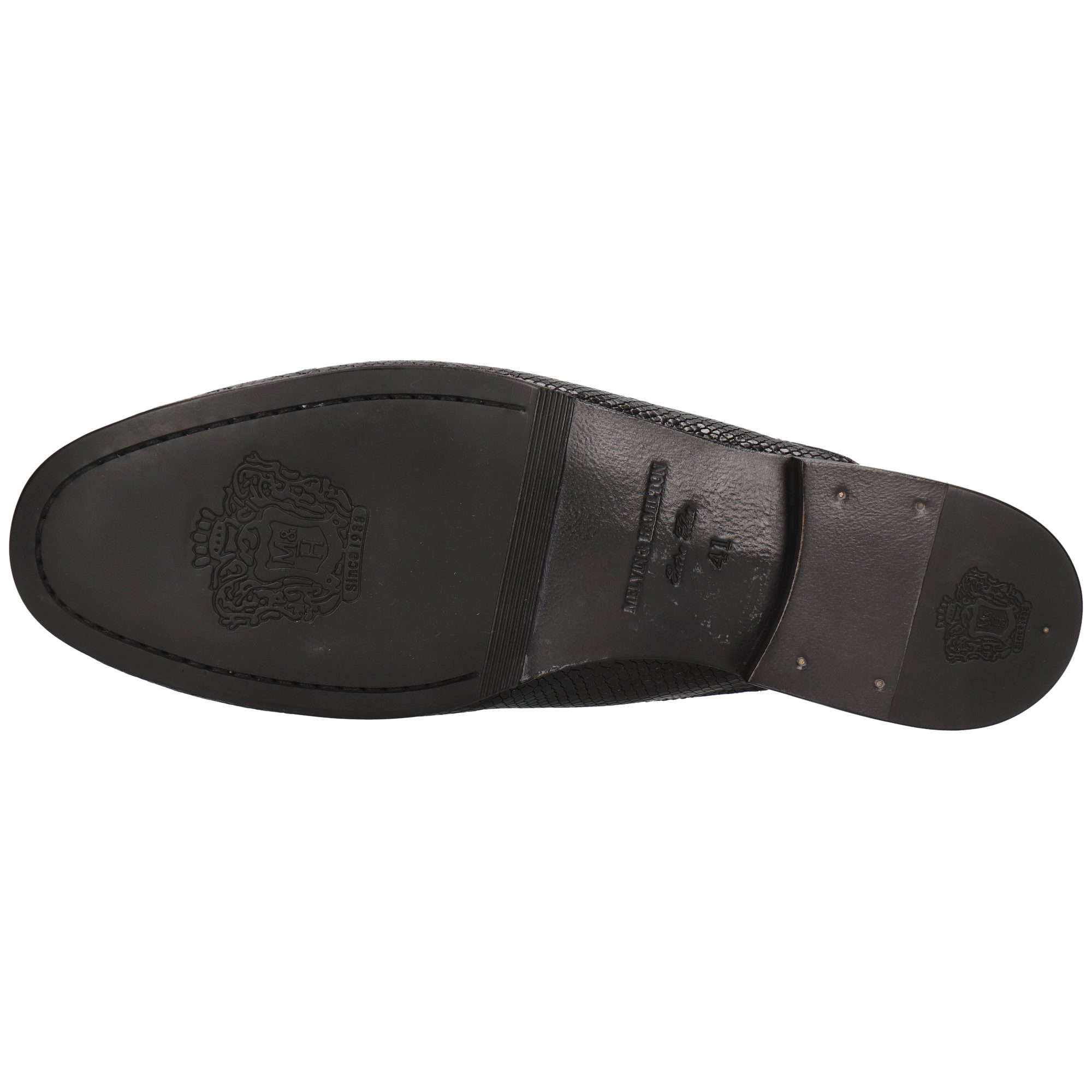 Melvin & Hamilton Clive 2 Leder-Pantoletten für Herren Pantolette Flache Absätze, Echtes Leder