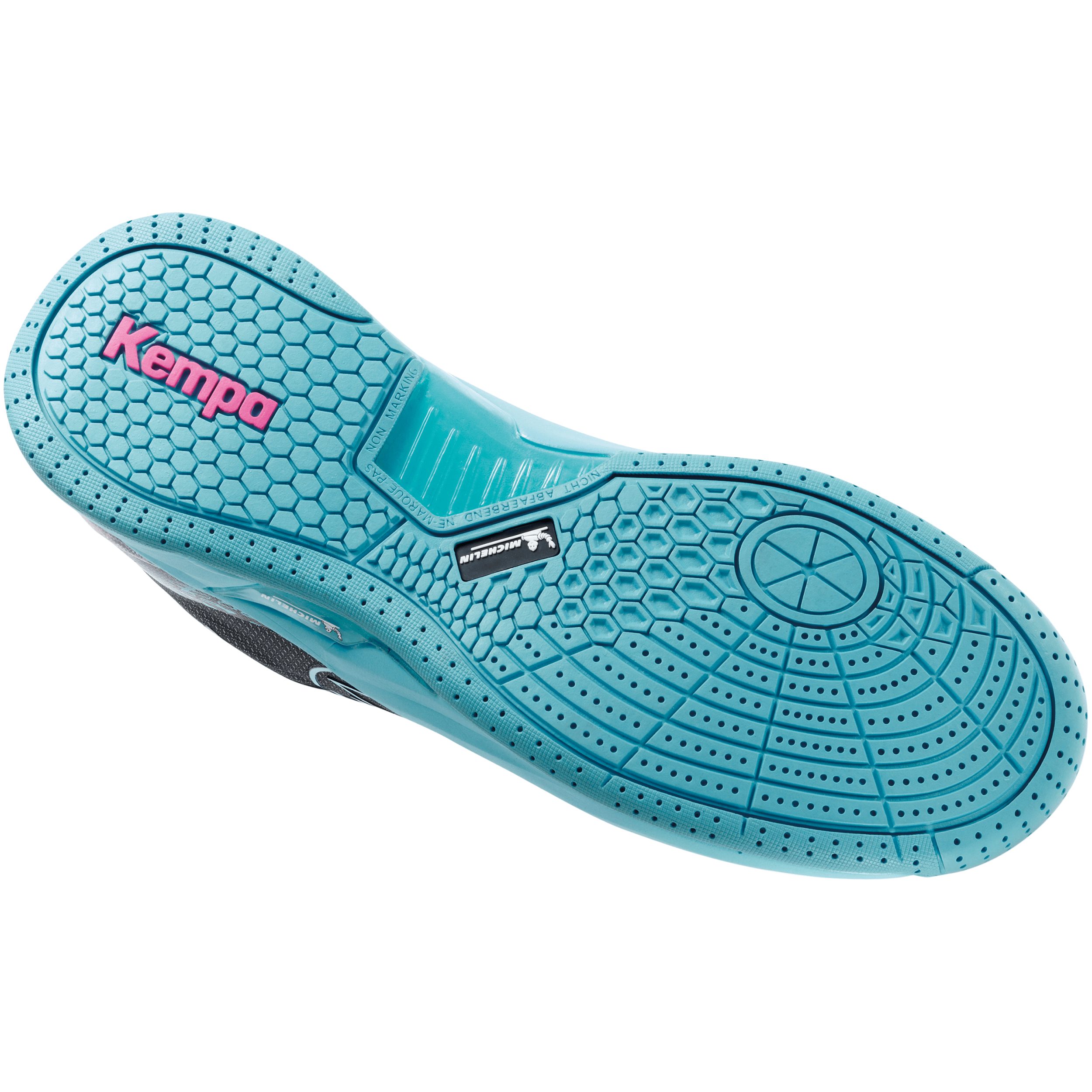 Kempa ATTACK TWO 2.0 schwarz/aqua Hallenschuh
