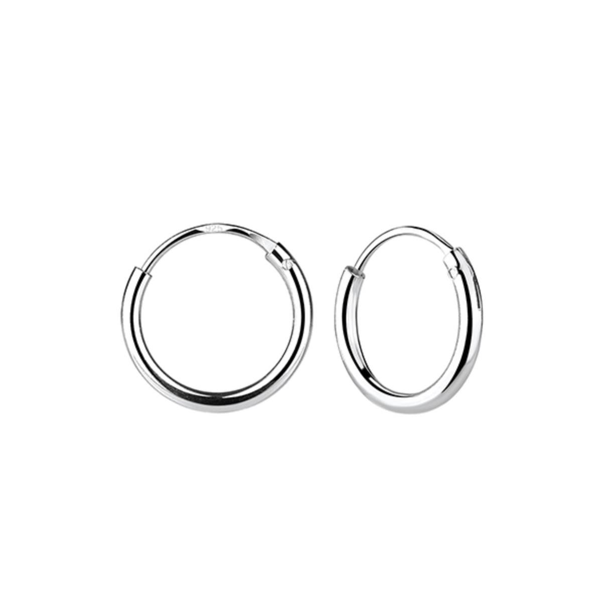 Order & Smile Schmuck Paar Creolen Kleine Creolen Silber 925 Ohrringe