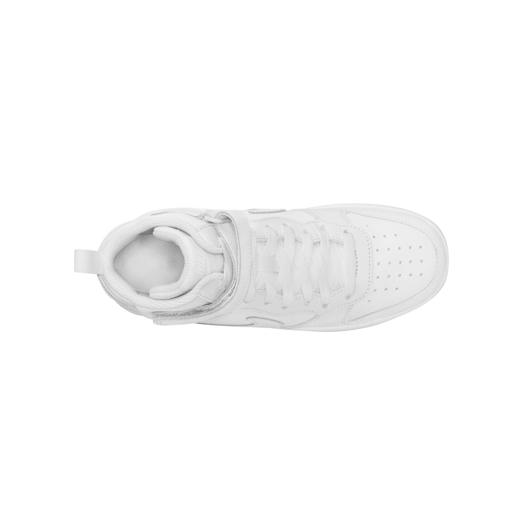 Nike Sportswear Court Borough Mid 2 (GS) Sneaker Design auf den Spuren des Air Force 1, für Kinder & Jugendliche