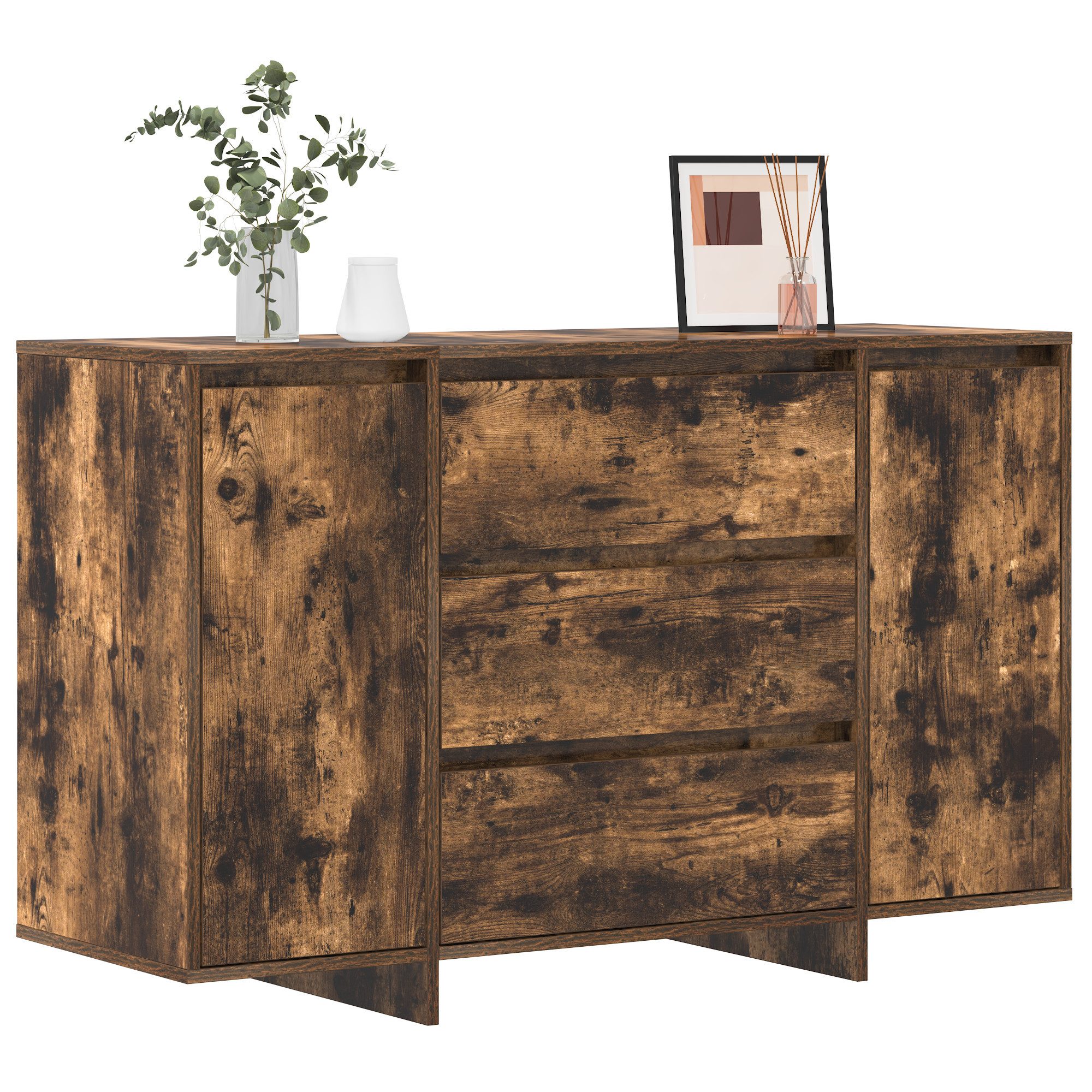 vidaXL Sideboard Sideboard Räuchereiche 120x41x75 cm günstig online kaufen