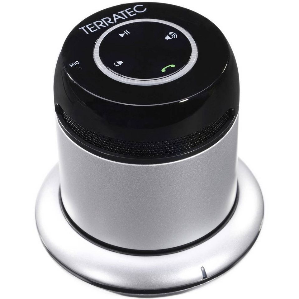 Terratec Multifunktionaler Bluetooth-Lautsprecher Bluetooth-Lautsprecher,  Basistation mit 1020 mAh Lithium Polymer Akku