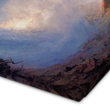 Posterlounge Leinwandbild Frederic Edwin Church, Niagarafälle, Malerei
