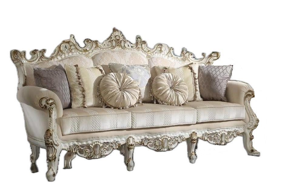 Xlmoebel 3-Sitzer Gepolstertes Barocksofa in edlem Design und hochwertiger Verarbeitung, 1 Teile, Hergestellt in Europa