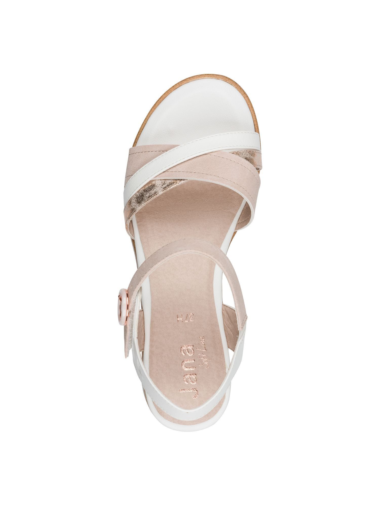 Jana Vegan Vegan kein Absatz 8-28762-46 Plateausandaletten Vegan