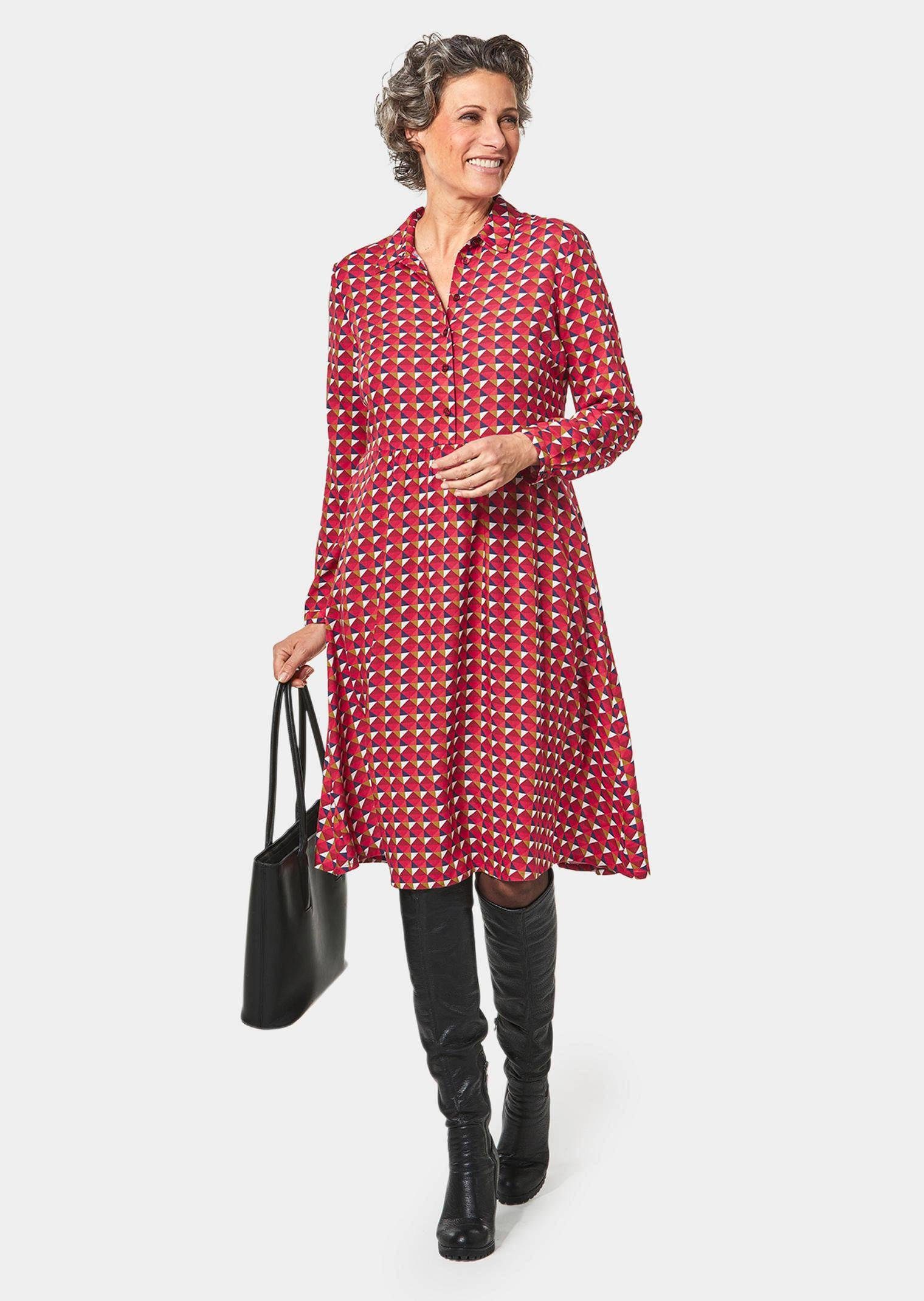 GOLDNER Druckkleid Kurzgröße: