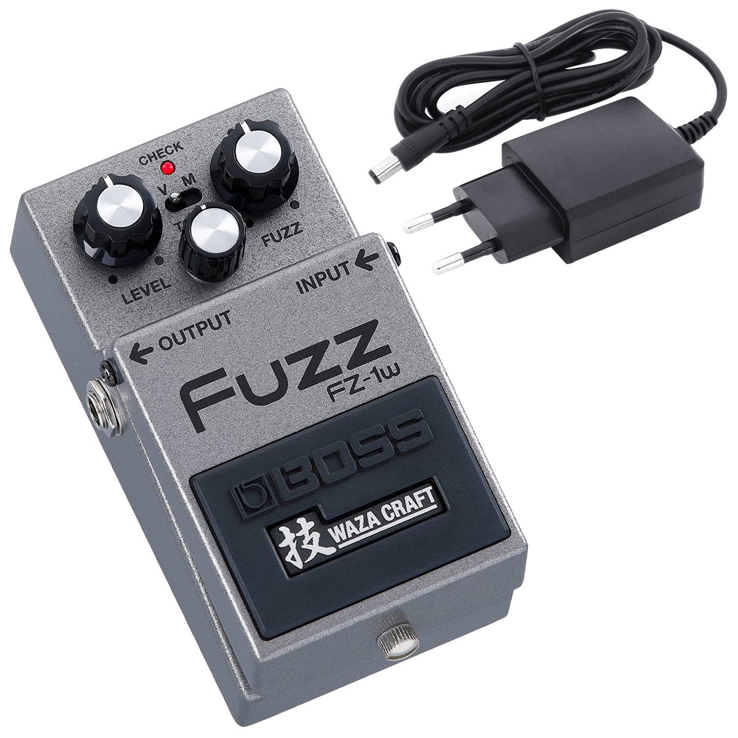 E-Gitarre Boss FZ-1W Waza Fuzz Effektgerät mit Netzteil