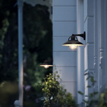 Philips Deckenleuchte myGarden Außenwandleuchte Cormorant, Schwarz, keine Angabe, Leuchtmittel enthalten: Nein, warmweiss, Aussenlampe, Aussenwandleuchte, Outdoor-Leuchte