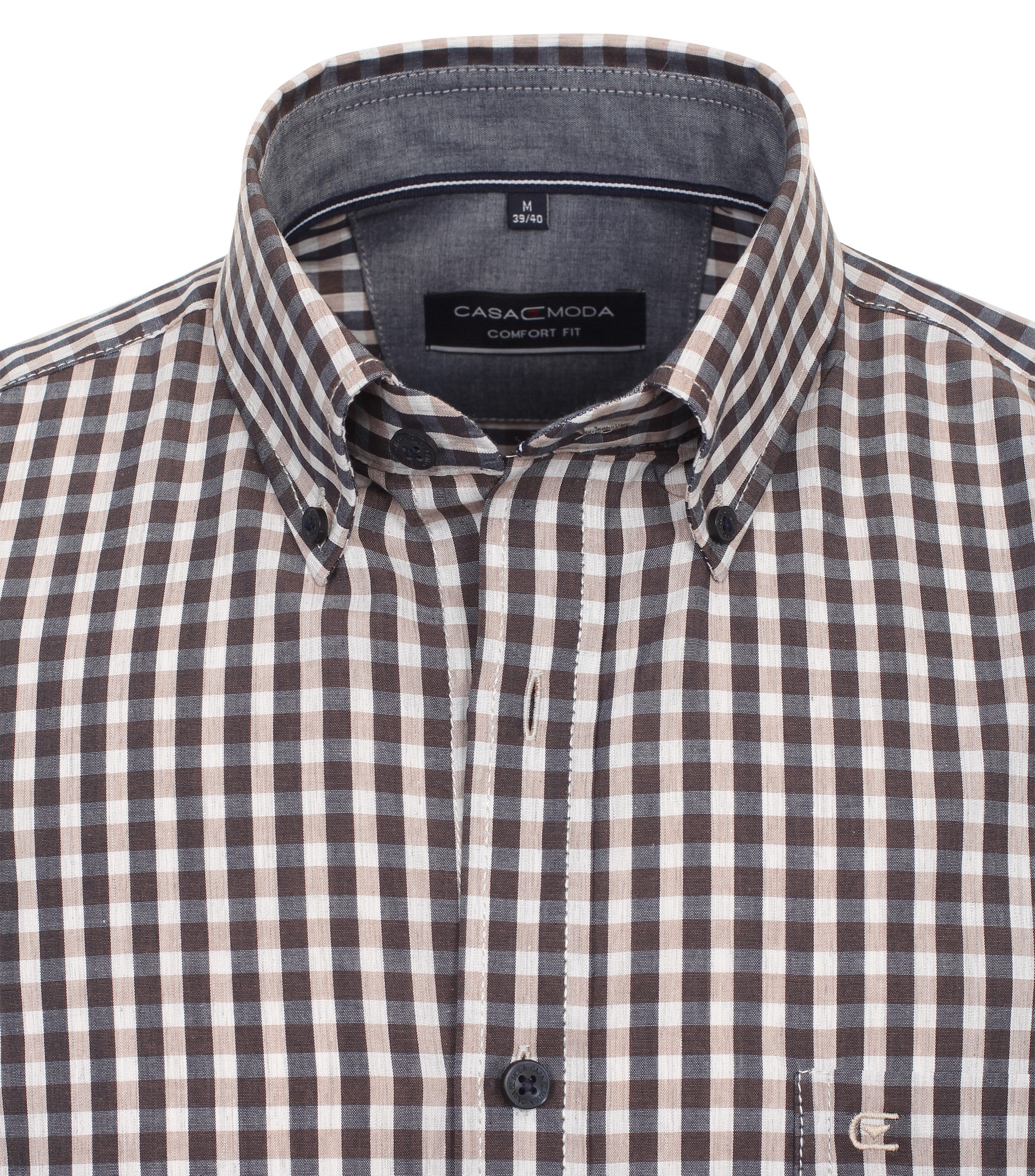 CASAMODA Langarmhemd CASAMODA Freizeithemd kariert