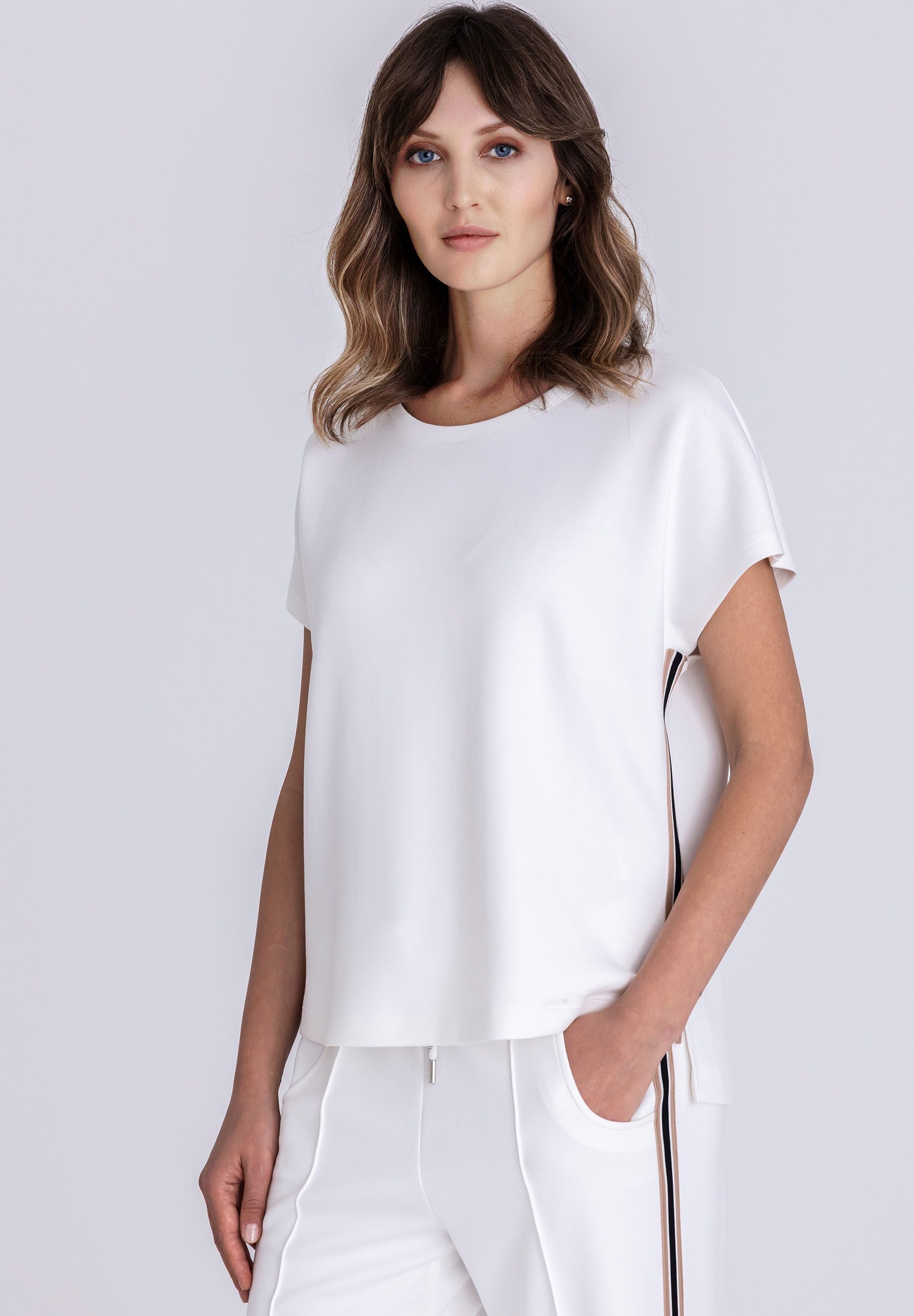 TUZZI T-Shirt mit Strickband günstig online kaufen
