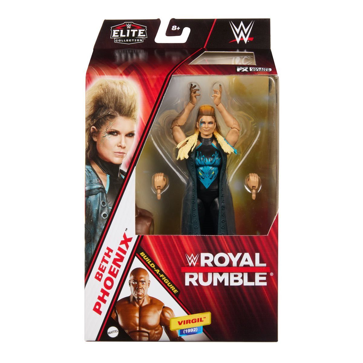 Mattel® Actionfigur WWE Royal Rumble Elite Build-A-Virgil Beth Phoenix BaF Actionfigur