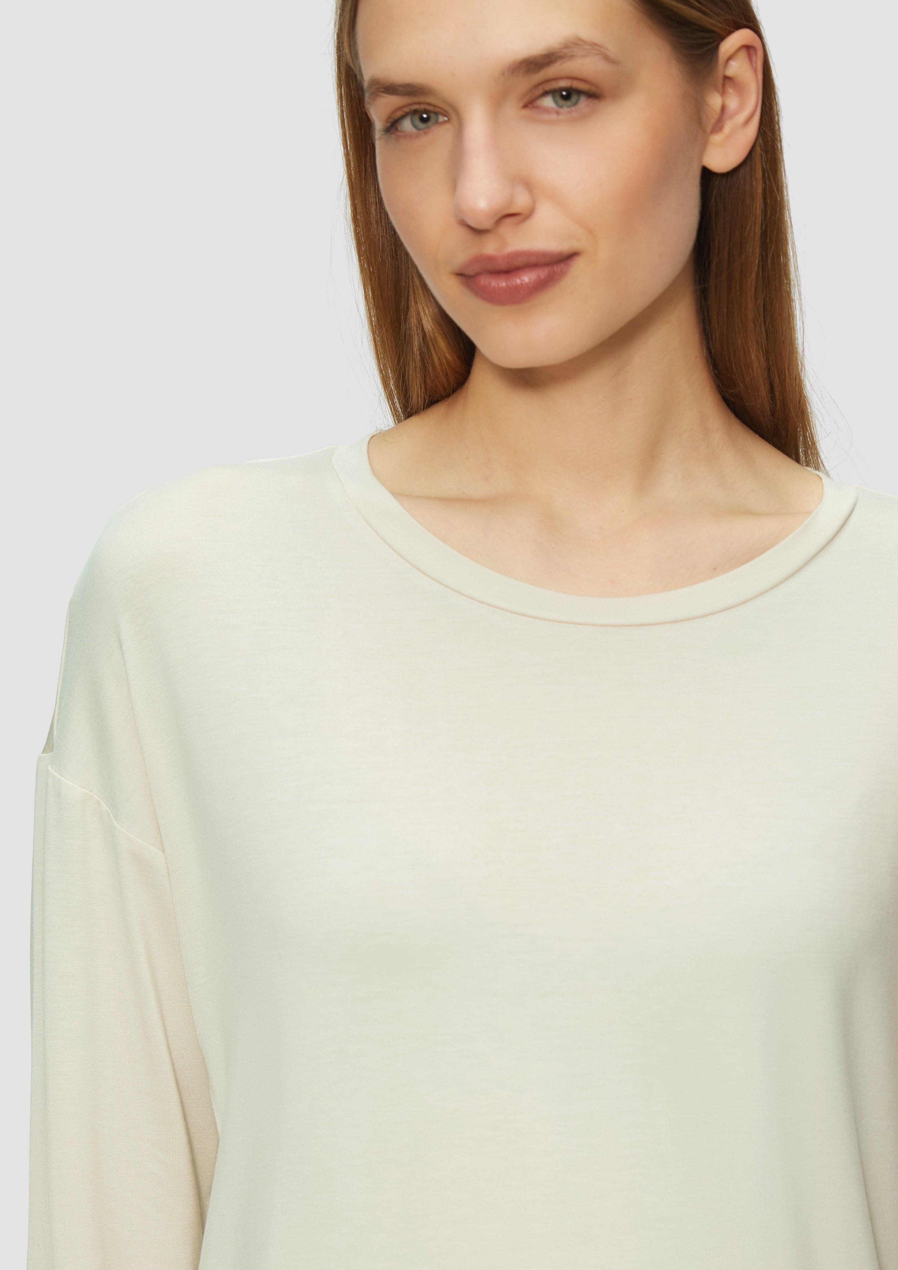 s.Oliver Langarmshirt Longsleeve mit überschnittenen Schultern günstig online kaufen
