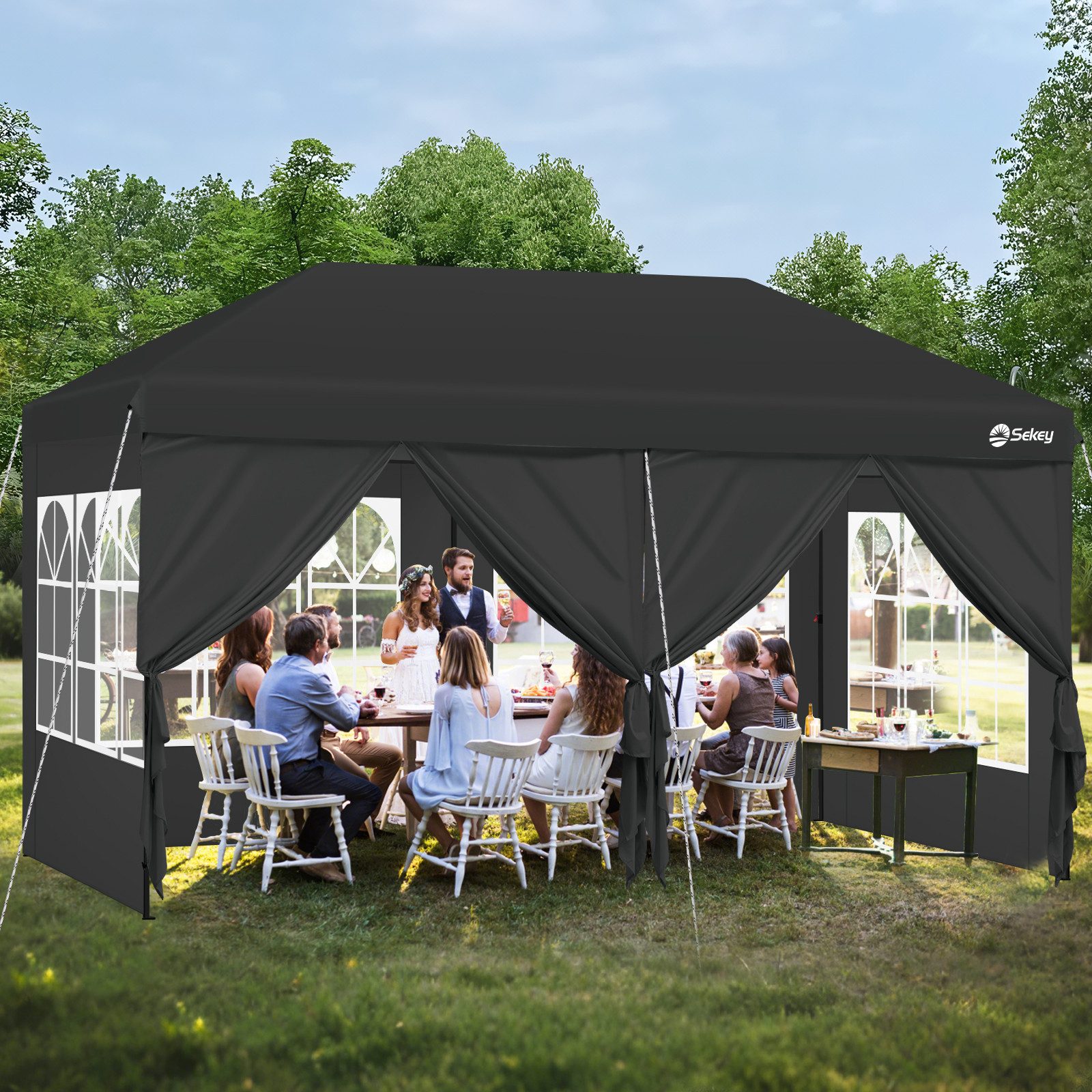 Sekey Faltpavillon Pavillons 3x6 m Partyzelte günstig online kaufen