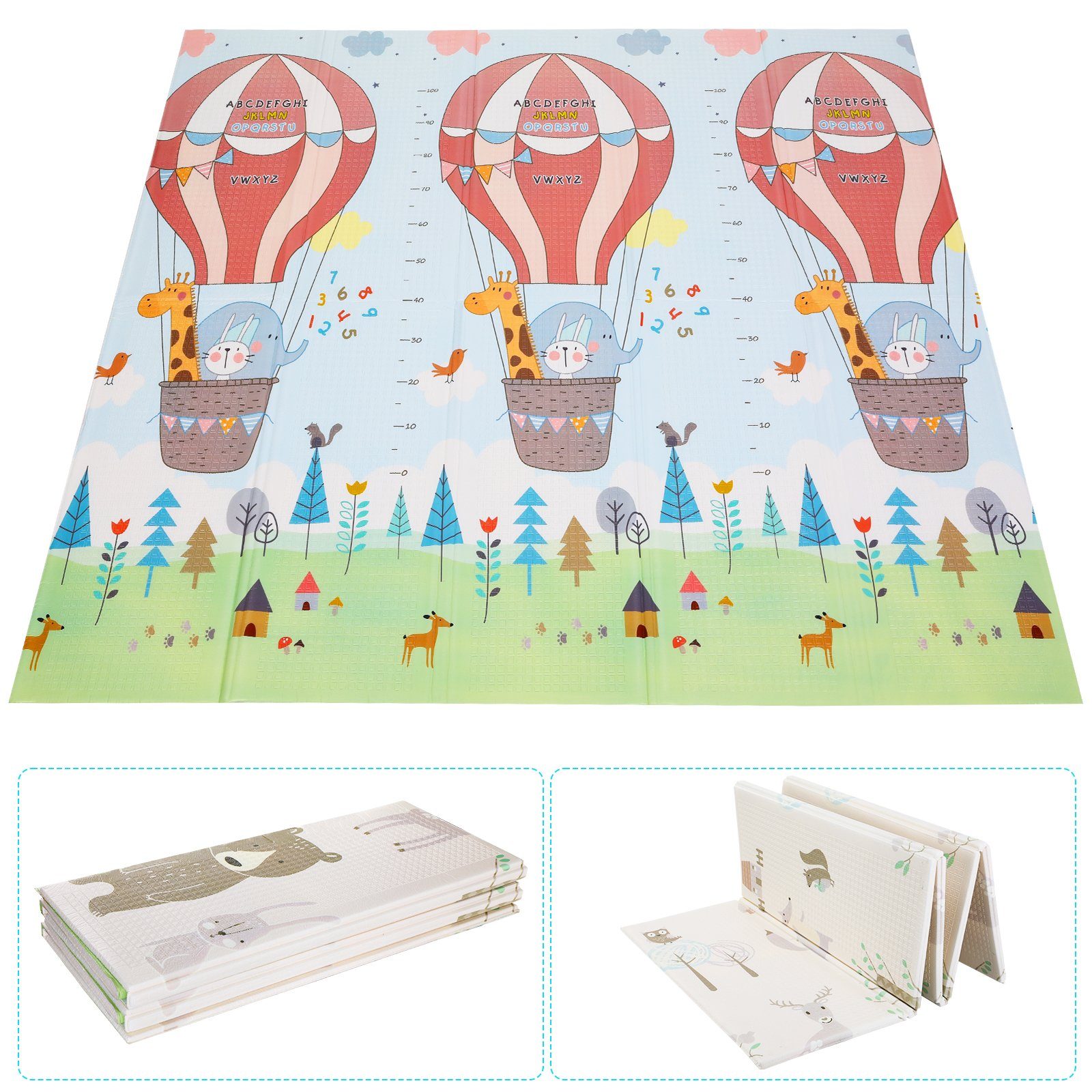 TLGREEN Spielmatte Krabbelmatte Baby, Kinder Spielteppich günstig online kaufen