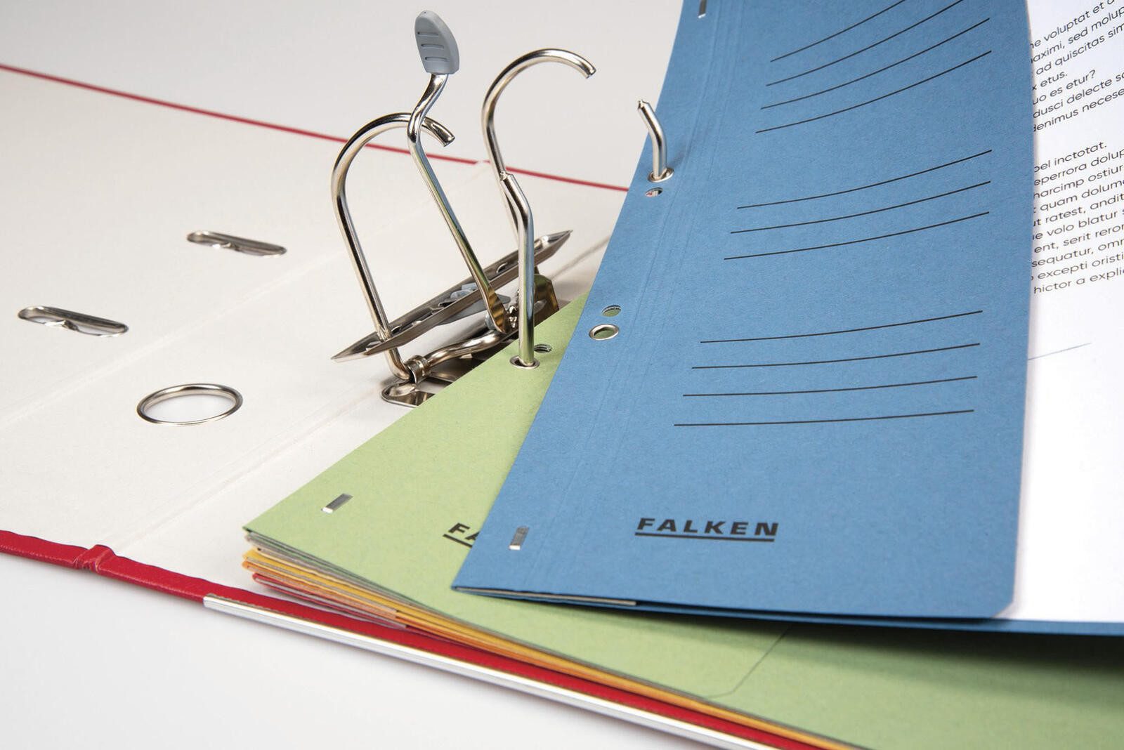 Falken Hefter Falken Ösenhefter 1/2 A4,oe