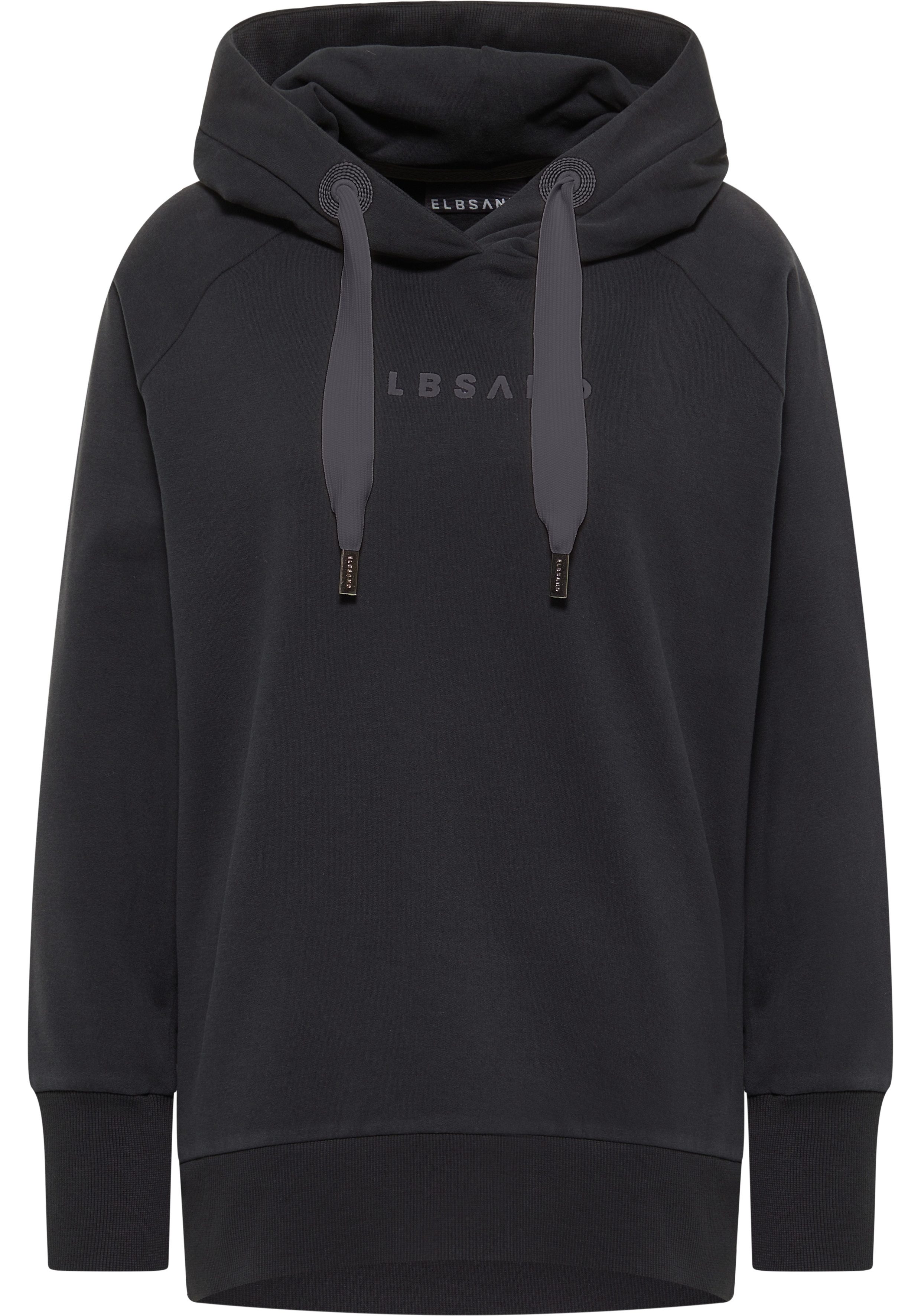 Elbsand Hoodie Svana Kapuze, Rundhalsausschnitt
