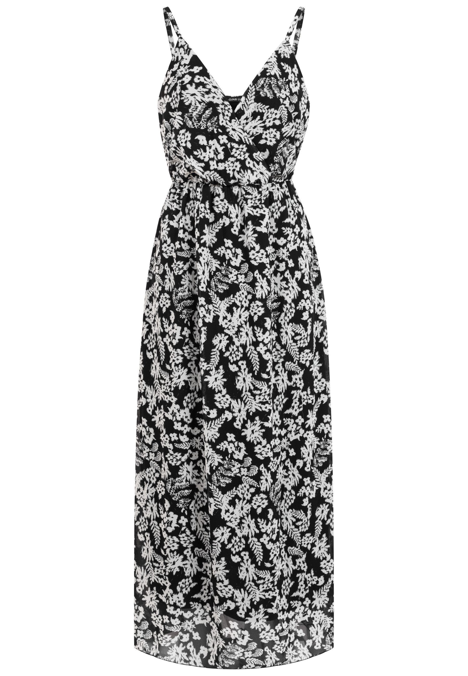 CLOUD 5IVE A-Linien-Kleid CLOUD 5IVE Maxi DressFloral Print (1-tlg)