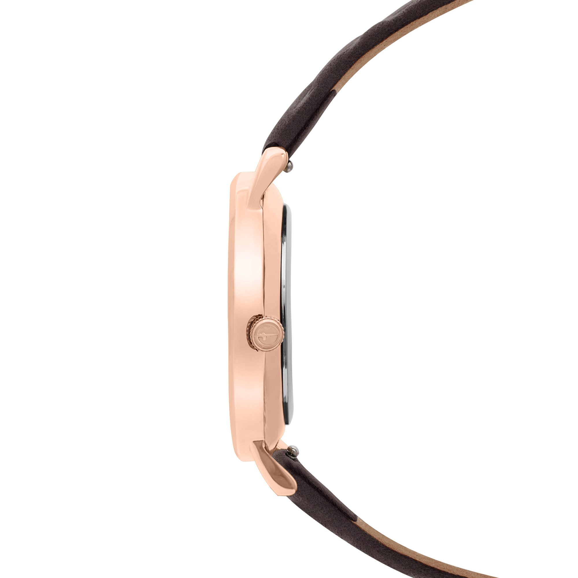 Tamaris Quarzuhr TT-0207-LQ, Armbanduhr, Damenuhr, Lederarmband, analog