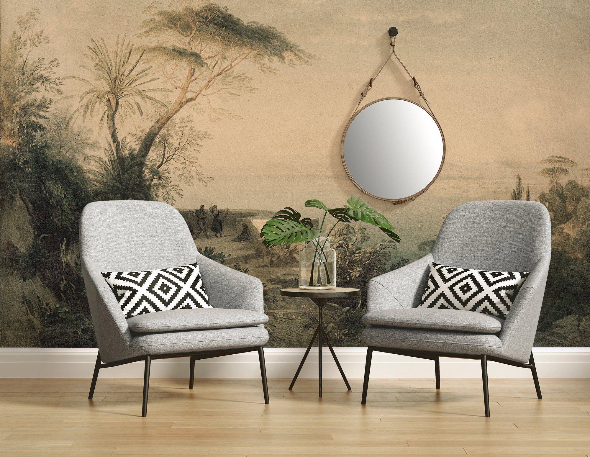 Architects Paper Fototapete Atelier 47 Ancient Painting 2, glatt, Meer, (4 St), Vlies, Wand, Schräge, Decke