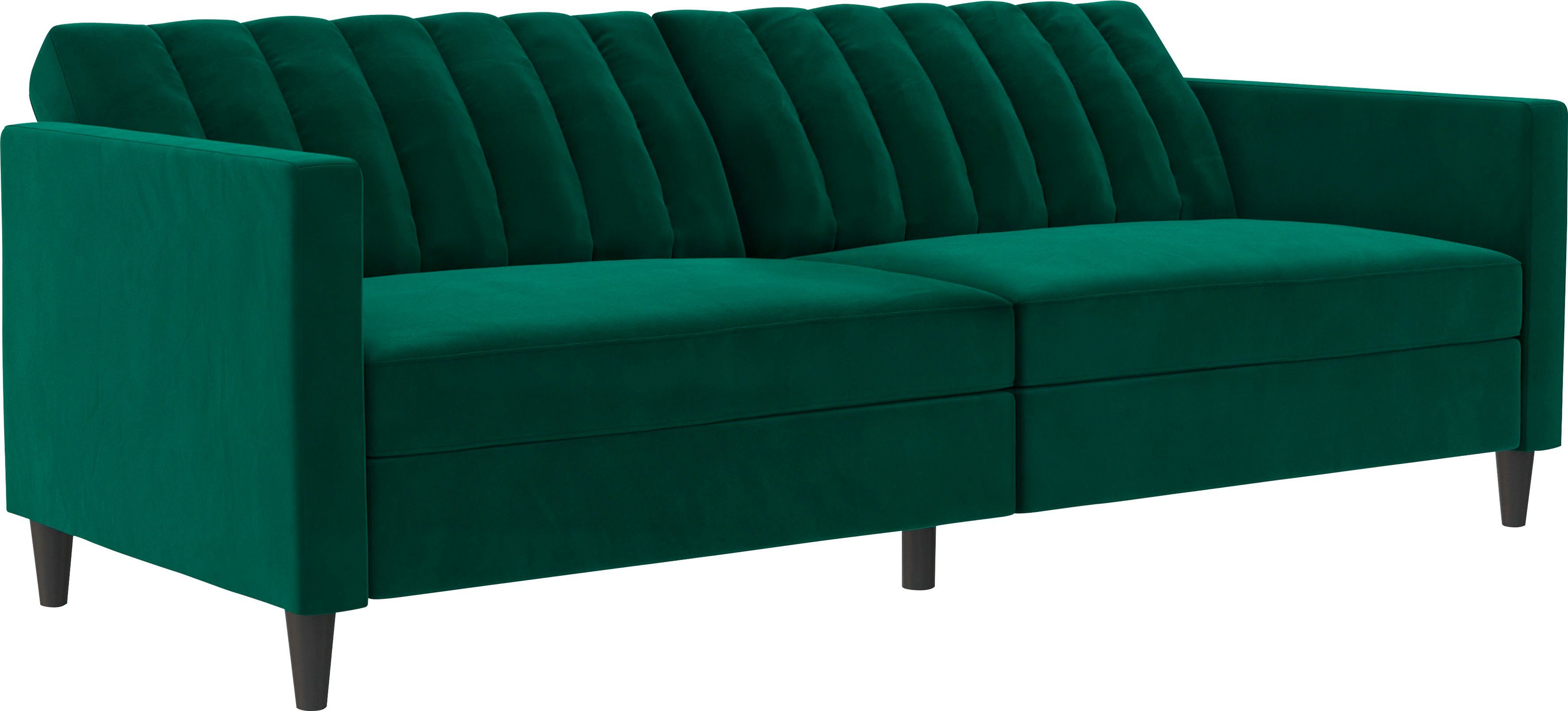 Dorel Home 3-Sitzer Celine, Rückenlehne 2-teilig und 3-fach verstellbar, Sitzhöhe 43 cm