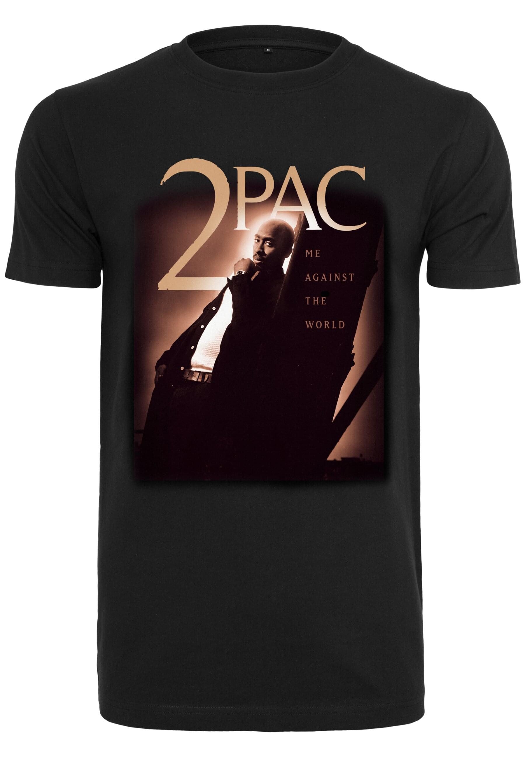 MisterTee T-Shirt MisterTee Herren Tupac Me Against The World Cover Tee (1-tlg)