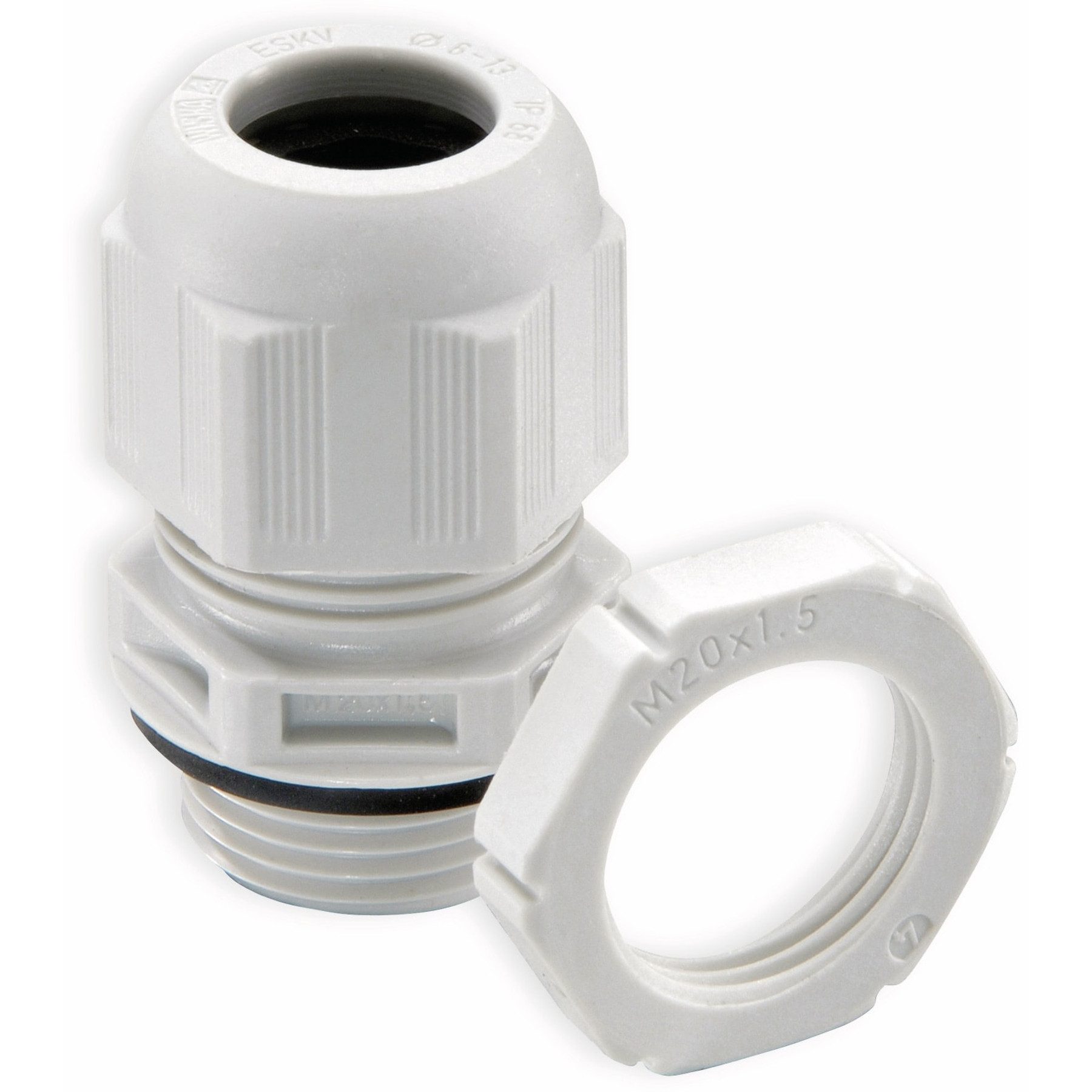 WISKA Kabeldurchfuhr WISKA Kabelverschraubung, 10066526, ESKV-SET 20, M 20x1,5, metrisch