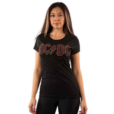 AC/DC T-Shirt Embellished Logo Slim Fit
