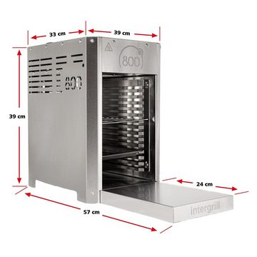 intergrill Gasgrill 800° Gasgrill Pure Steakgrill Oberhitzegrill, 3,5 kW