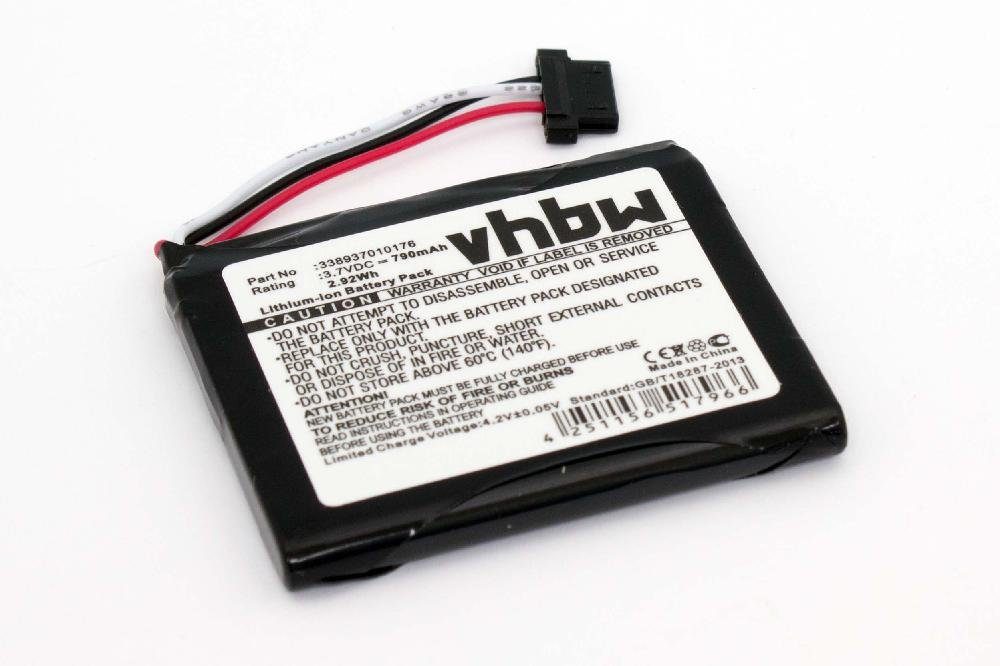 vhbw kompatibel mit Pioneer CXE-3272, AVIC-F320BT, CXE2188 Akku Li-Ion 790 mAh (3,7 V)