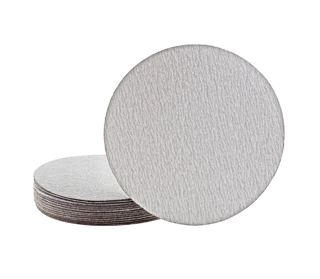 MioTools Schleifscheibe Ø 225 mm Klett-Schleifscheiben für Trockenbauschleifer, Normalkorund, 25 Stk., K240